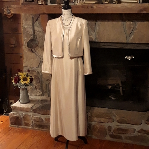 Talbots Petites silk formal suit - Picture 1 of 9